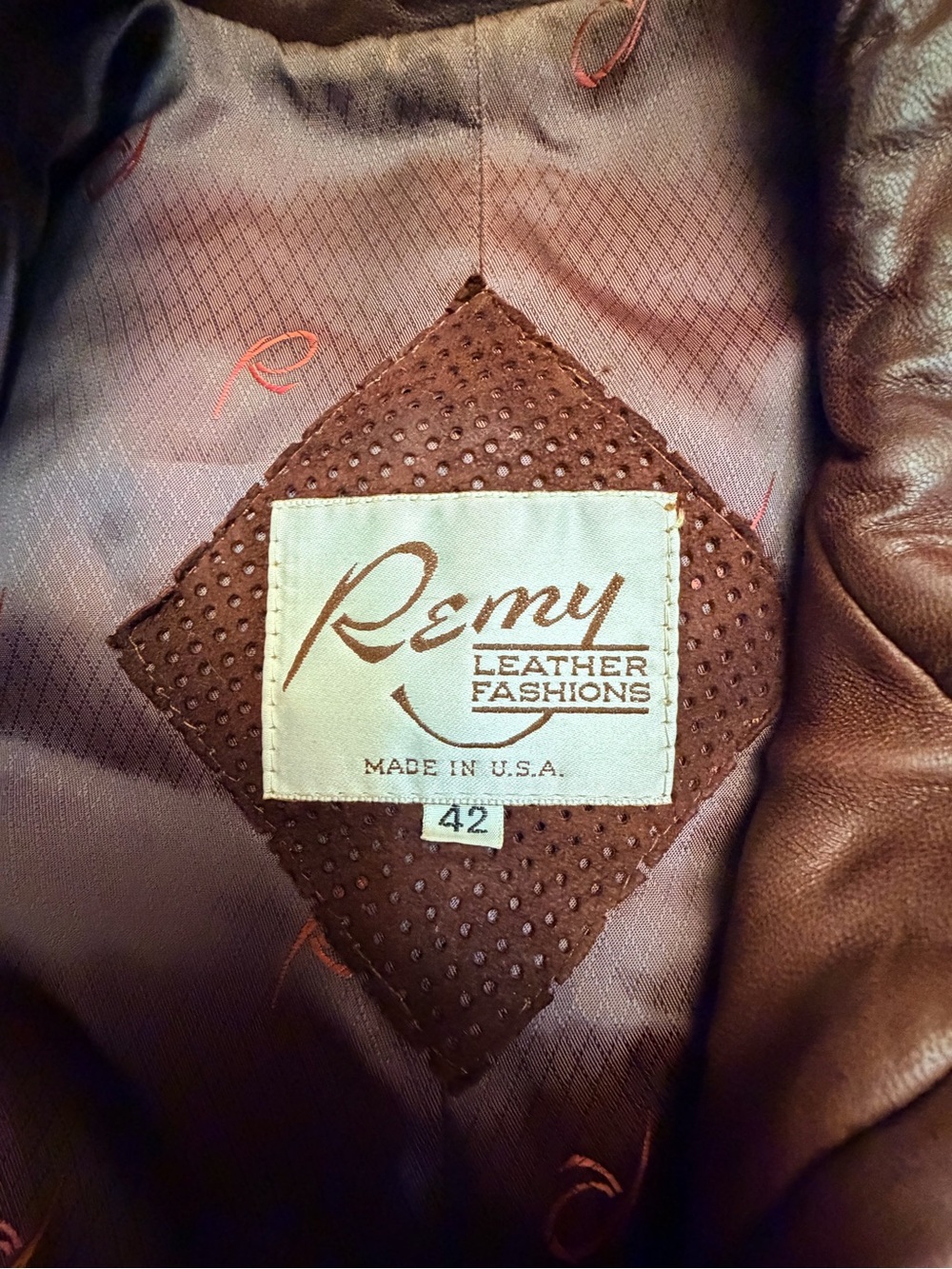 Stunning Vintage 80’s Remy Soft Leather 42 L Jacket with suede features GUC RARE - Picture 9 of 15